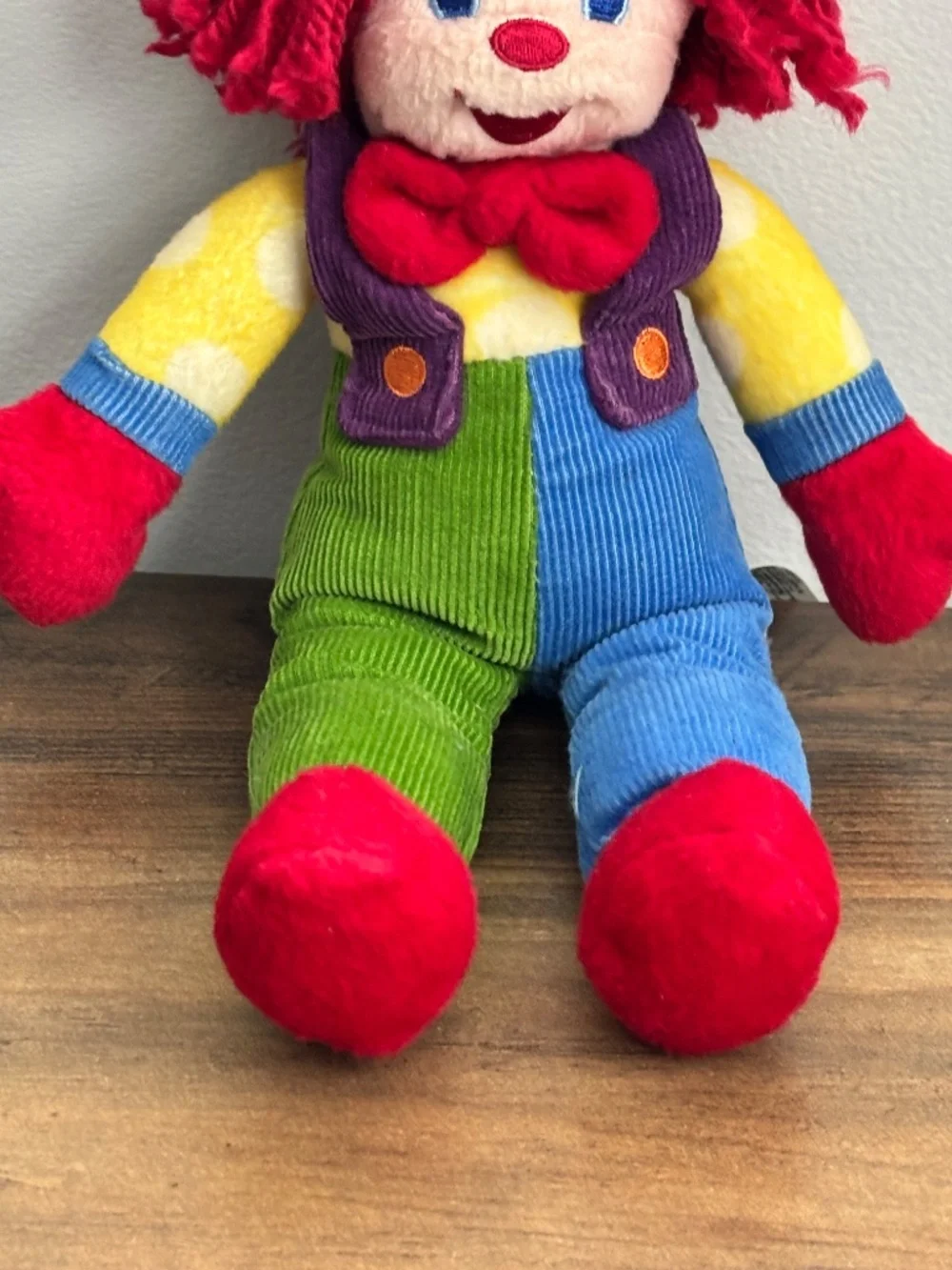 VINTAGE Gymboree Gymbo Clown Plush Doll Stuffed Toy 2004 Laughing SOUND WORKS